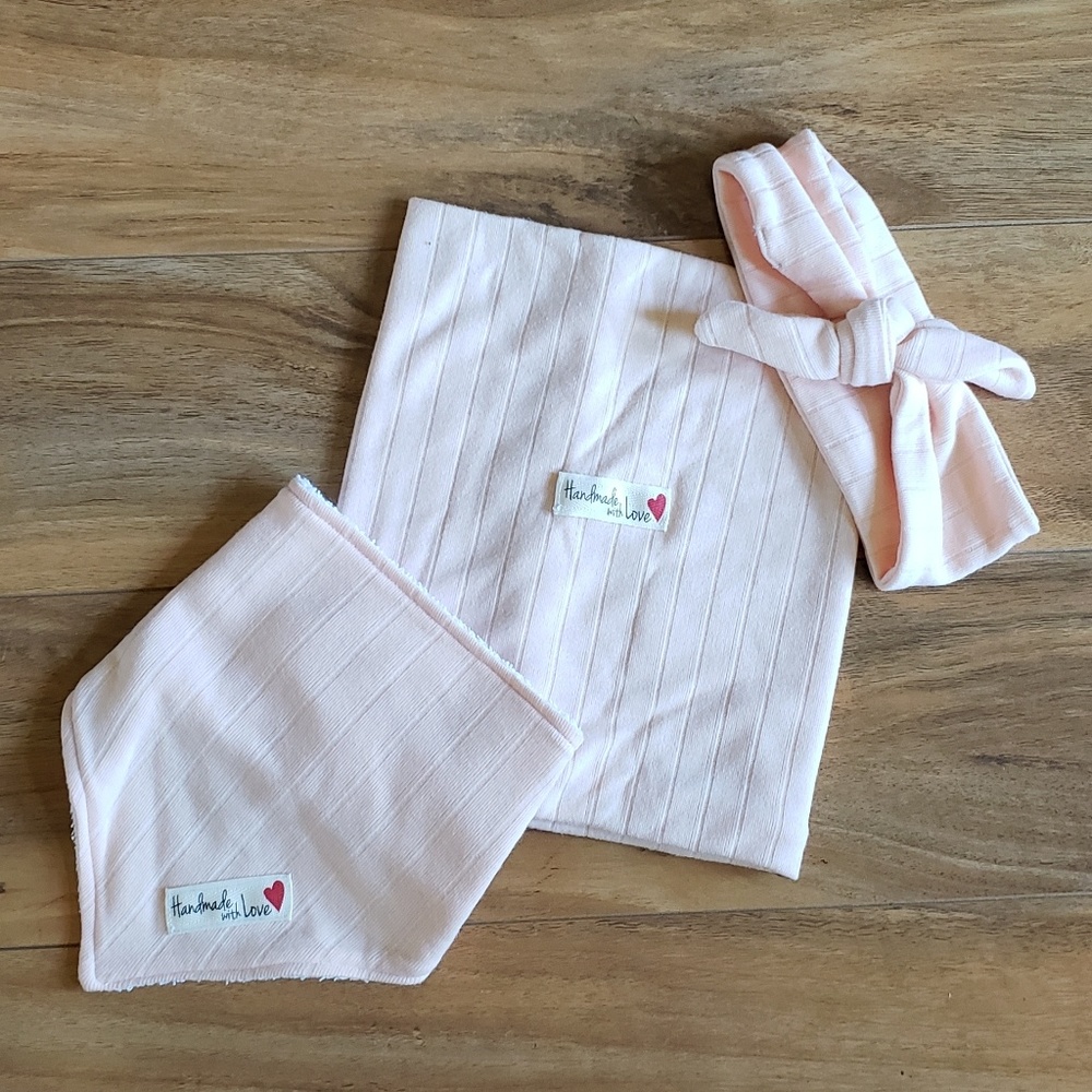 Baby Girl Bib Set